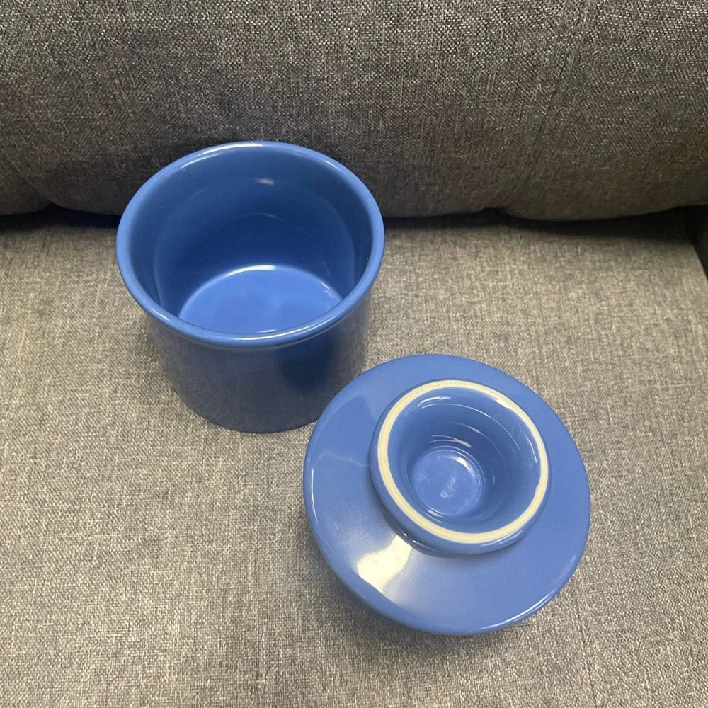 Butter Bell Crock in Blue